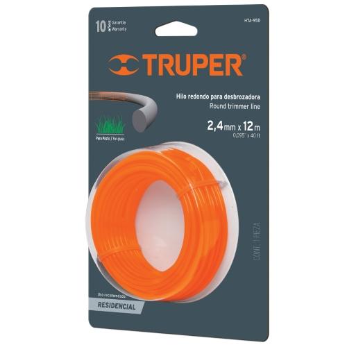 HILO P/DESBROZADORA 2.4MM 12M EN TARJETA