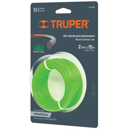 HILO P/DESBROZADORA 2MM 15M EN TARJETA