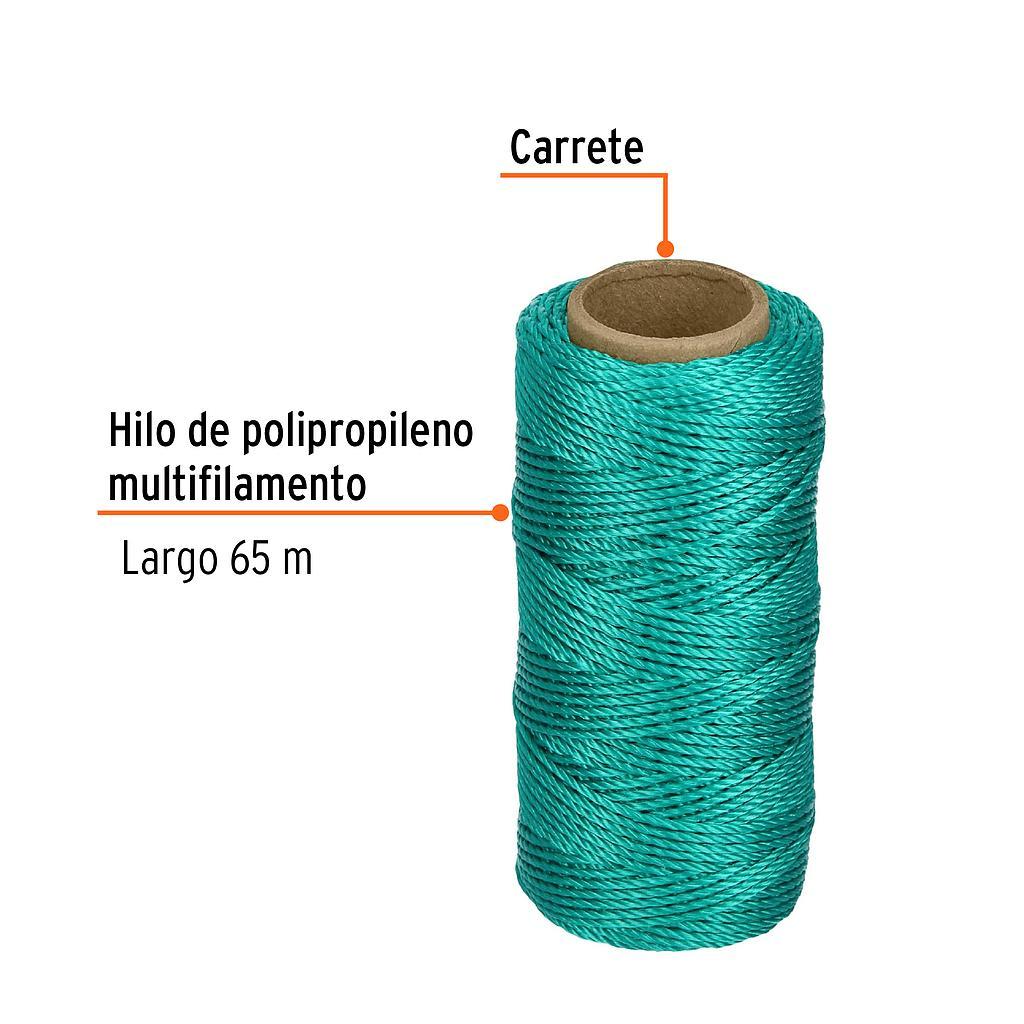 HILO PARA ALBAÑIL 65 MTS VERDE TRUPER