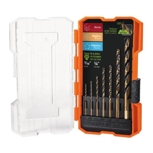 JUEGO DE 7 BROCAS HSS PARA METAL EN ESTUCHE TRUPER ULTIMOS PRODUCTOS