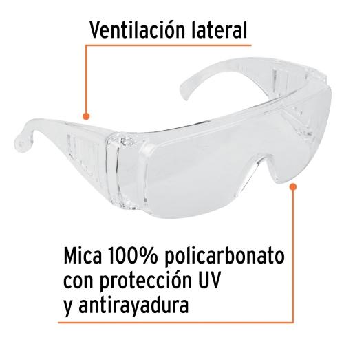 LENTE DE SEGURIDAD TRANSPARENTE TRUPER