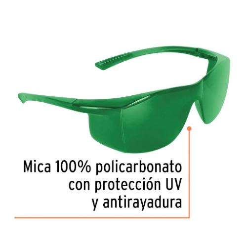 LENTE DE SEGURIDAD VERDE ULTRALITE TRUPE