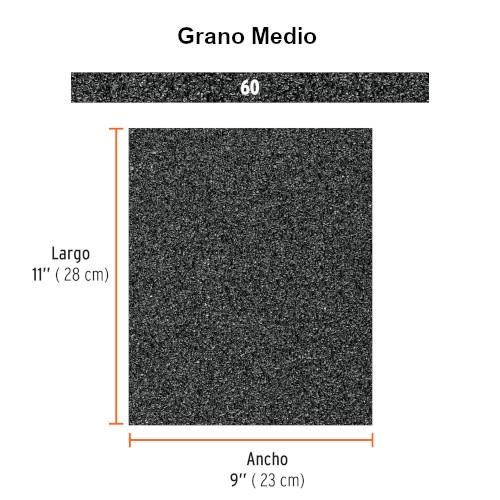 LIJA DE AGUA GRANO 60 DE CARBURO DE SILICIO TRUPER