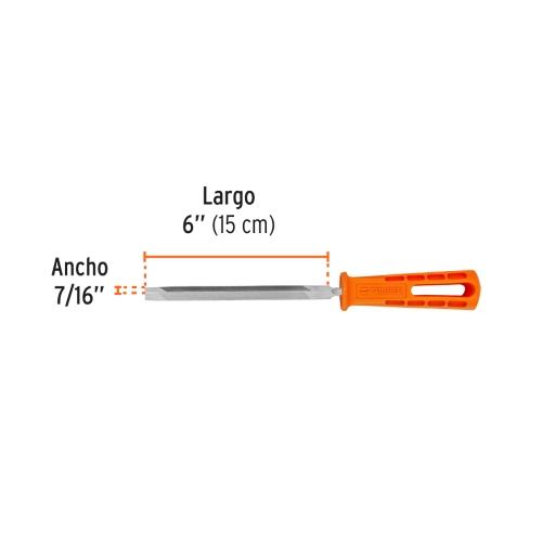 LIMA TRIANGULO PESADO 6 C/MANGO TRUPER