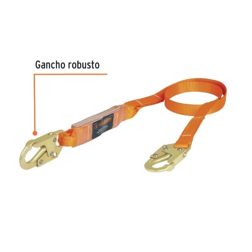 LINEA DE VIDA 1.8 m CINTA POLIESTER ABSORBEDOR IMPACTO ANSI