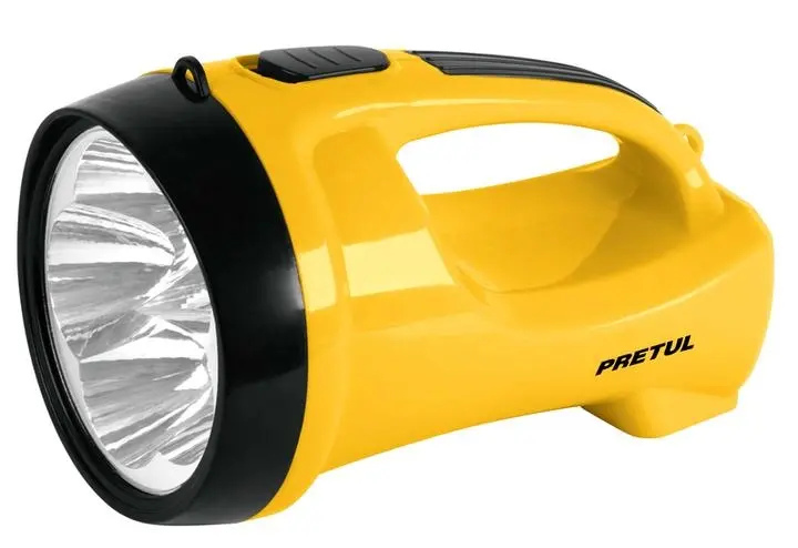 LINTERNA REFLECTORA LED 260 lm  RECARGABLE  PRETUL