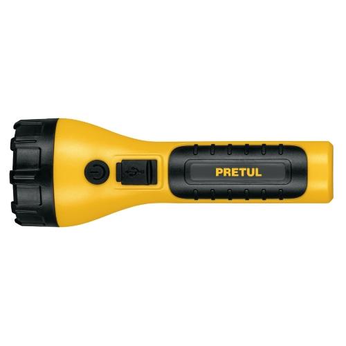 LINTERNA RECARGABLE DE LED 180LM PRETUL