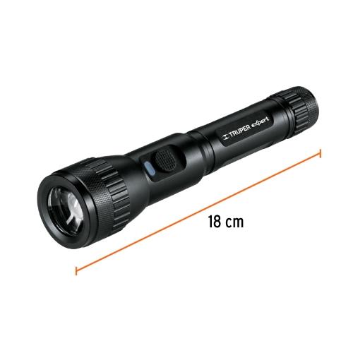 LINTERNA RECARGABLE PILA 2 AA TRUPER
