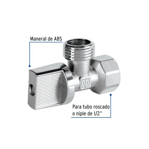 LLAVE ANGULAR 1/4 VUELTA COMPAC GRANEL