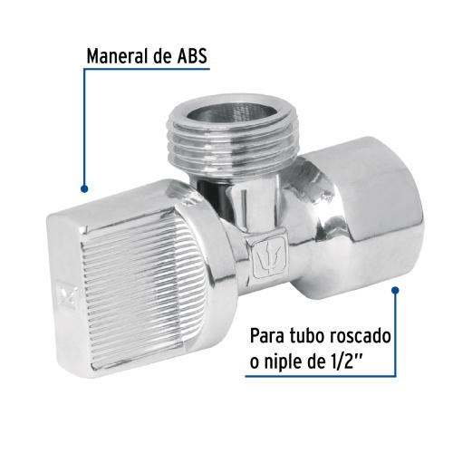 LLAVE ANGULAR 1/4 VUELTA FOSET