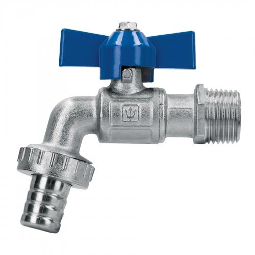 LLAVE DE ESFERA CON MANERAL 130 g CORTO LATON DE 1/2" FOSET