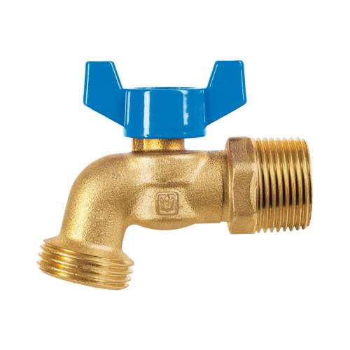 LLAVE DE ESFERA 151 g DE LATON DE 3/4" CON ROSCA PARA MANGUERA FOSET