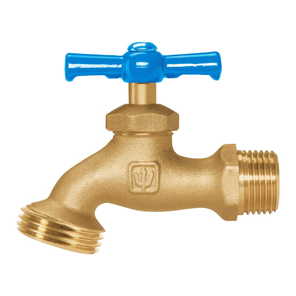 LLAVE PARA MANGUERA DE LATON 140 g DE 1/2" GRANEL FOSET