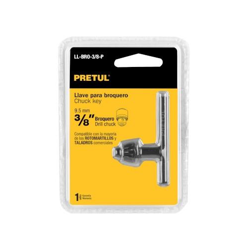 LLAVE PARA BROQUERO DE 3/8"  PRETUL