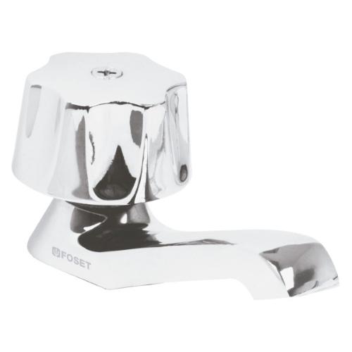 LLAVE INDIVIDUAL DE PLASTICO ABS LAVABO  HEXAGONAL FOSET BASIC