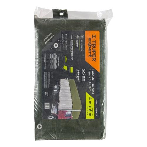 LONA USO RUDO VERDE OLIVO 5X6 TRUPER