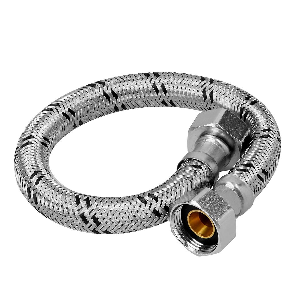 MANGUERA PARA BOILER ACERO INOXIDABLE DE 3/4" X 3/4" DE 60 cm FOSET