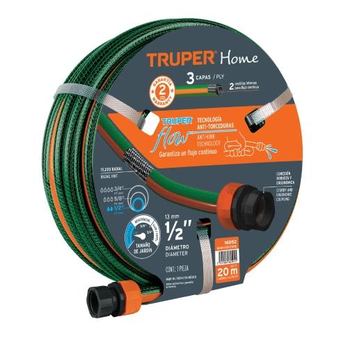 MANGUERA REFOR 1/2 20M CONEX.PLAST TRUP