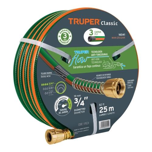 MANGUERA REFOR 3/4 25M CONX.LATON TRUPE producto discontinuado