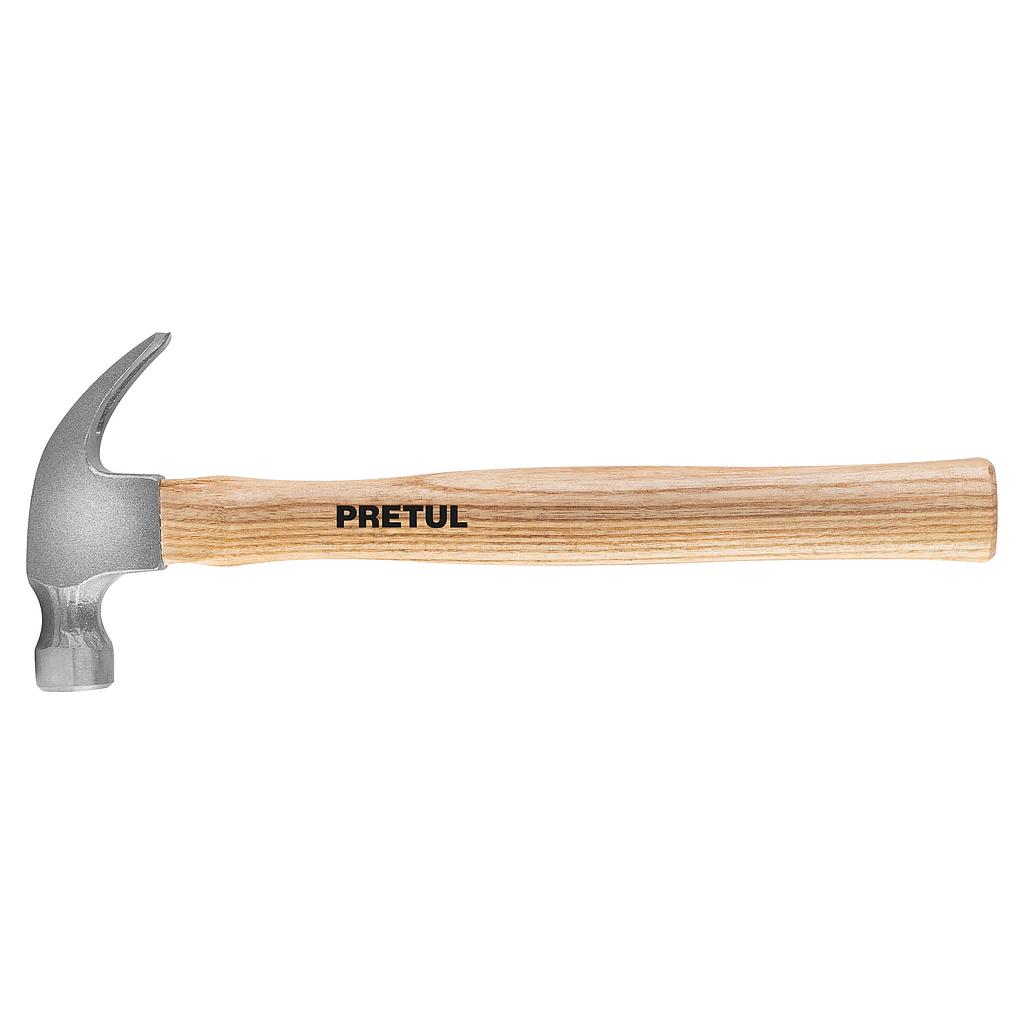 MARTILLO SEMIPULIDO  7 oz  UÑA CURVA  PRETUL