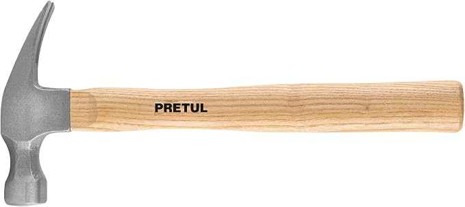 MARTILLO SEMIPULIDO  16 oz  UÑA RECTA  PRETUL