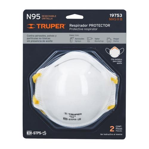 MASCARILLA P/POLVO Y VAPO ORGANI 2PZ TRU