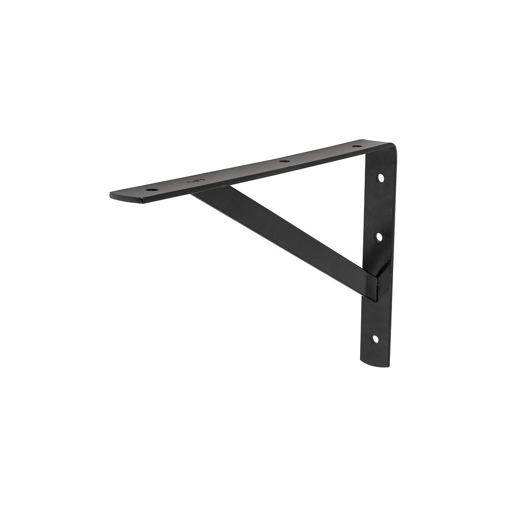 MENSULA REFORZADA DE ACERO NEGRA 8" X 12" FIERO