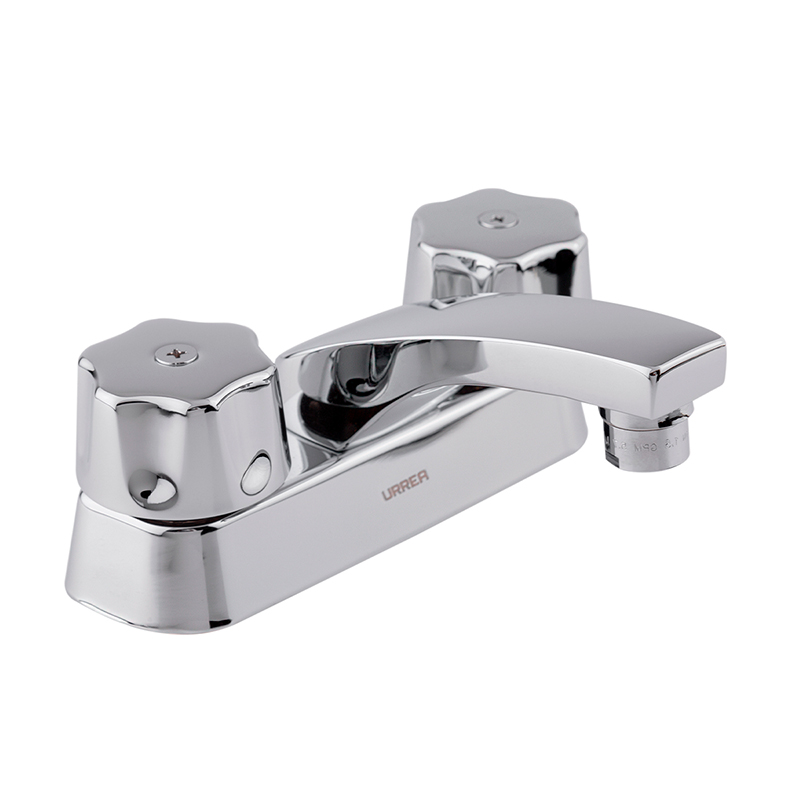 MEZCLADORA DE 4" CON MANERAL QUEEN PARA LAVABO URREA