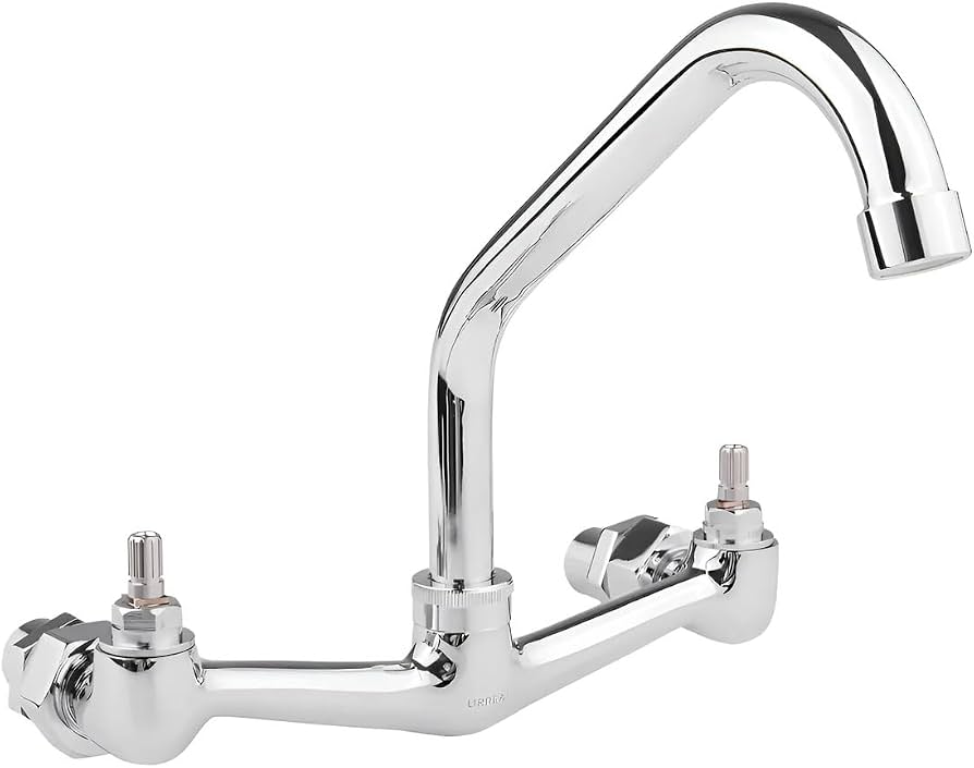 MEZCLADORA PARA COCINA DE 8" A LA PARED SIN MANERALES F-248 URREA