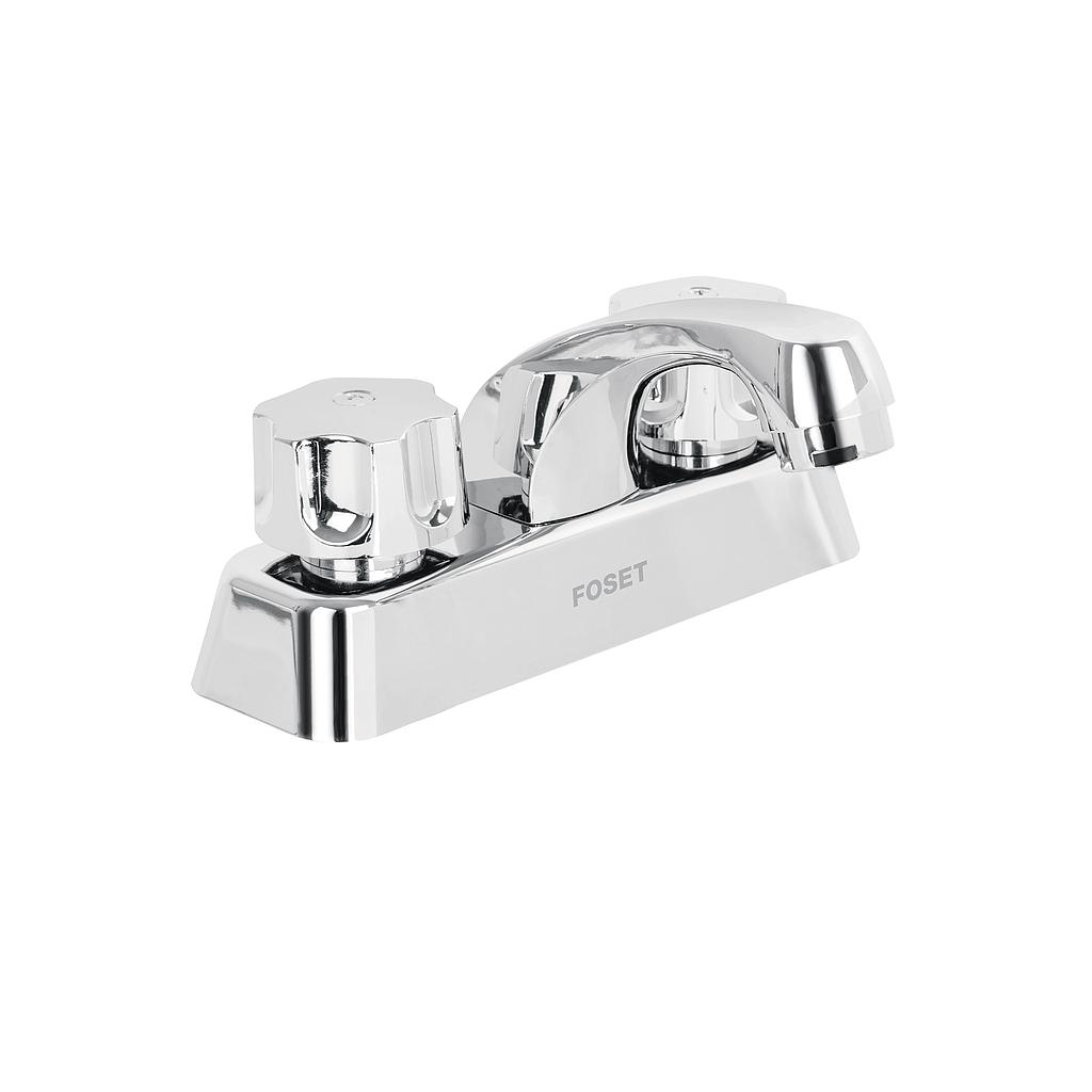 MEZCLADORA DE 4" DE PLASTICO ABS PARA LAVABO FOSET BASIC