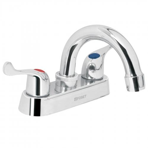 MEZCLADORA PARA LAVABO CON MANERAL PALANCA FOSET