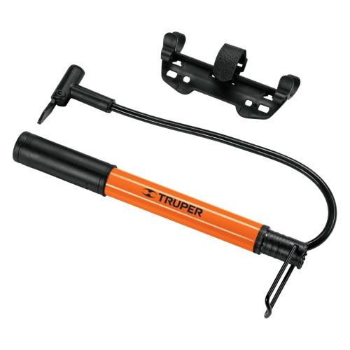 MINI BOMBA MANUAL PARA BICICLETA 60 PSI TRUPER