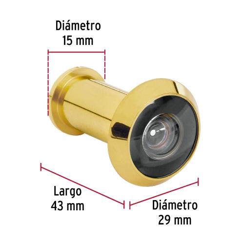 MIRILLA DE SEGURIDAD ACABADO LATON HERMEX