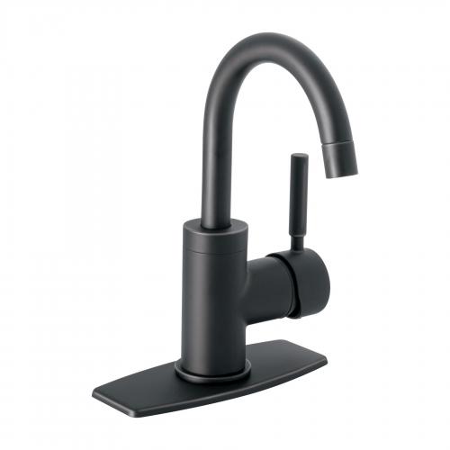 MONOMANDO NEGRO MATE PARA LAVABO FOSET