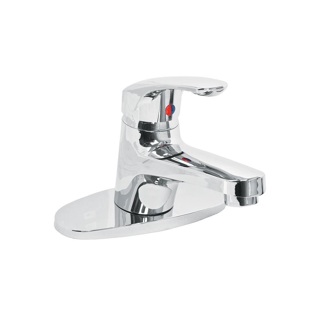 MONOMANDO PARA LAVABO DE PLASTICO ABS NARIZ RECTA CON CUBIERTA FOSET BASIC
