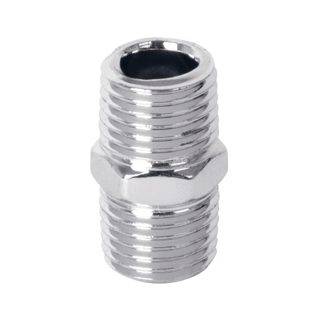 NIPLE DE ACERO  MACHO-MACHO  CUERDA 1/4" NPT  PRETUL