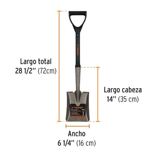 PALA CAJUELERA MANGO FIBRA VID TRUPER