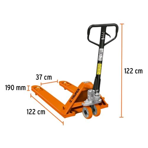 PATIN TRASPALETA 2.5 TON TRUPER