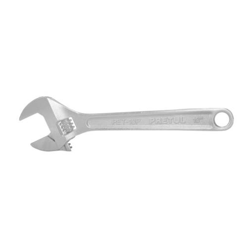 LLAVE AJUSTABLE (PERICO) 10" CROMADA  PRETUL