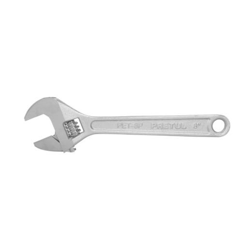 LLAVE AJUSTABLE (PERICO) 8" CROMADA  PRETUL