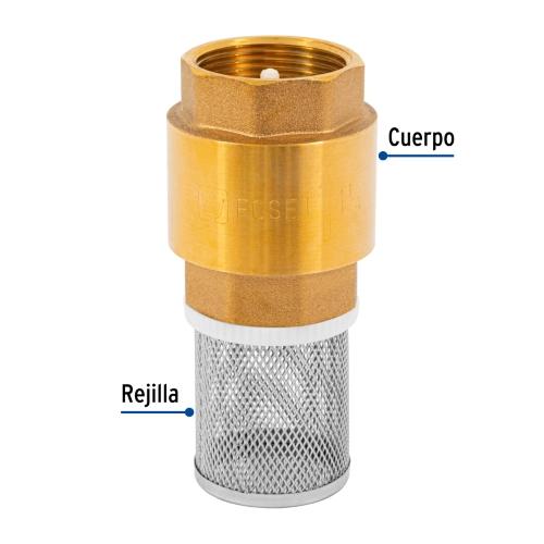 PICHANCHA DE 1 REJILLA ACERO INOXIDABLE FOSET