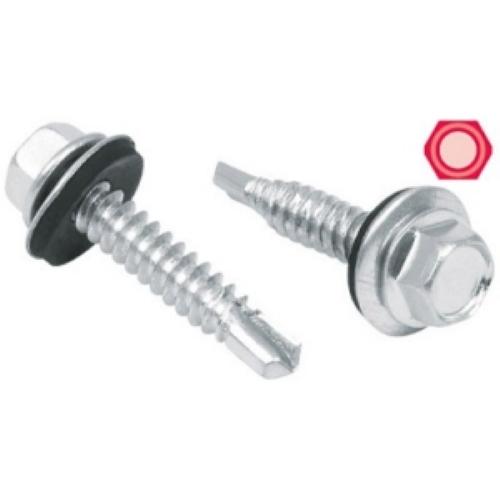 PIJA HEXAGONAL PUNTA BROCA 11/2 CON RONDANA 50 PZ