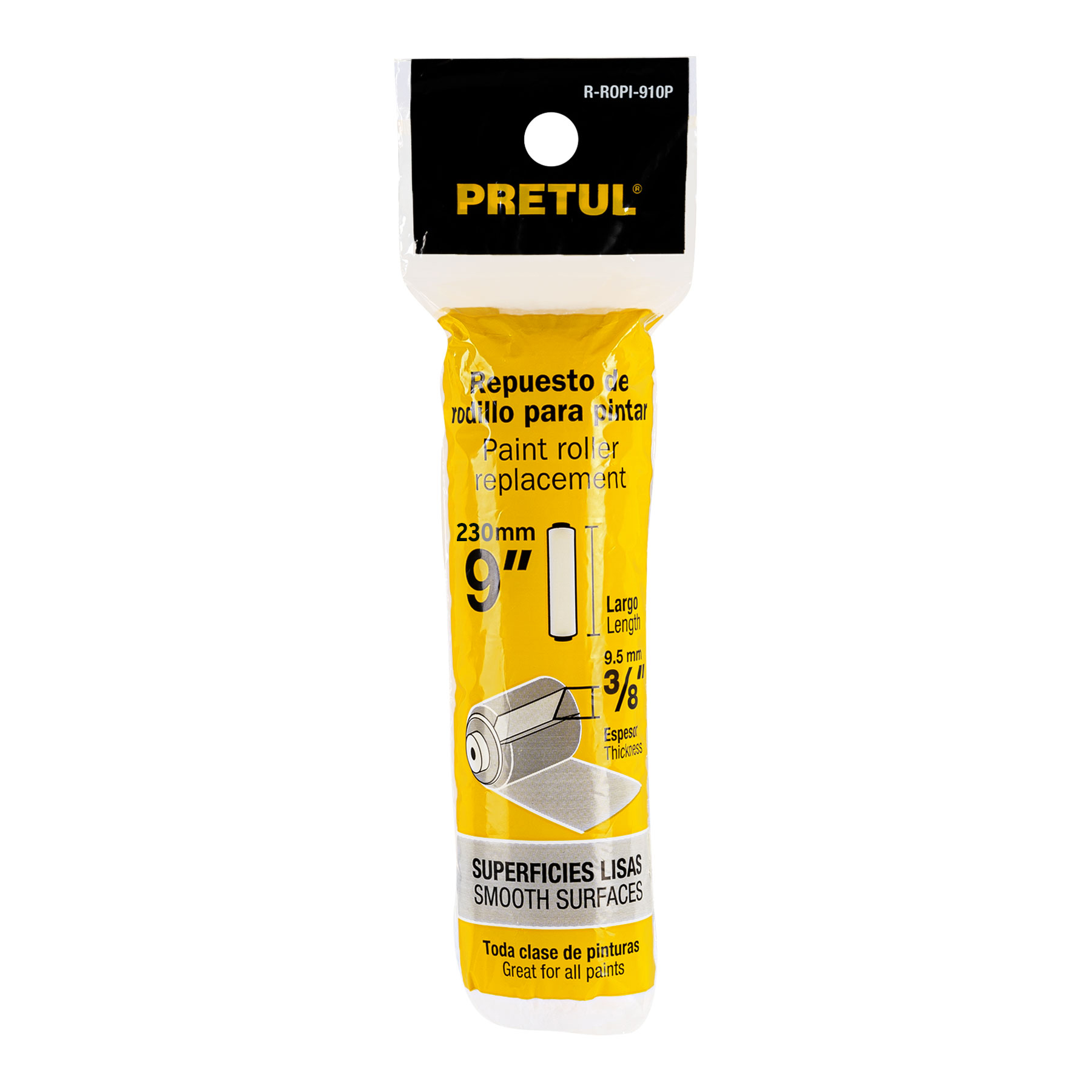 REPUESTO 9 P/RODILLO ROPI-910P PRETUL SUPERFICIES LISAS
