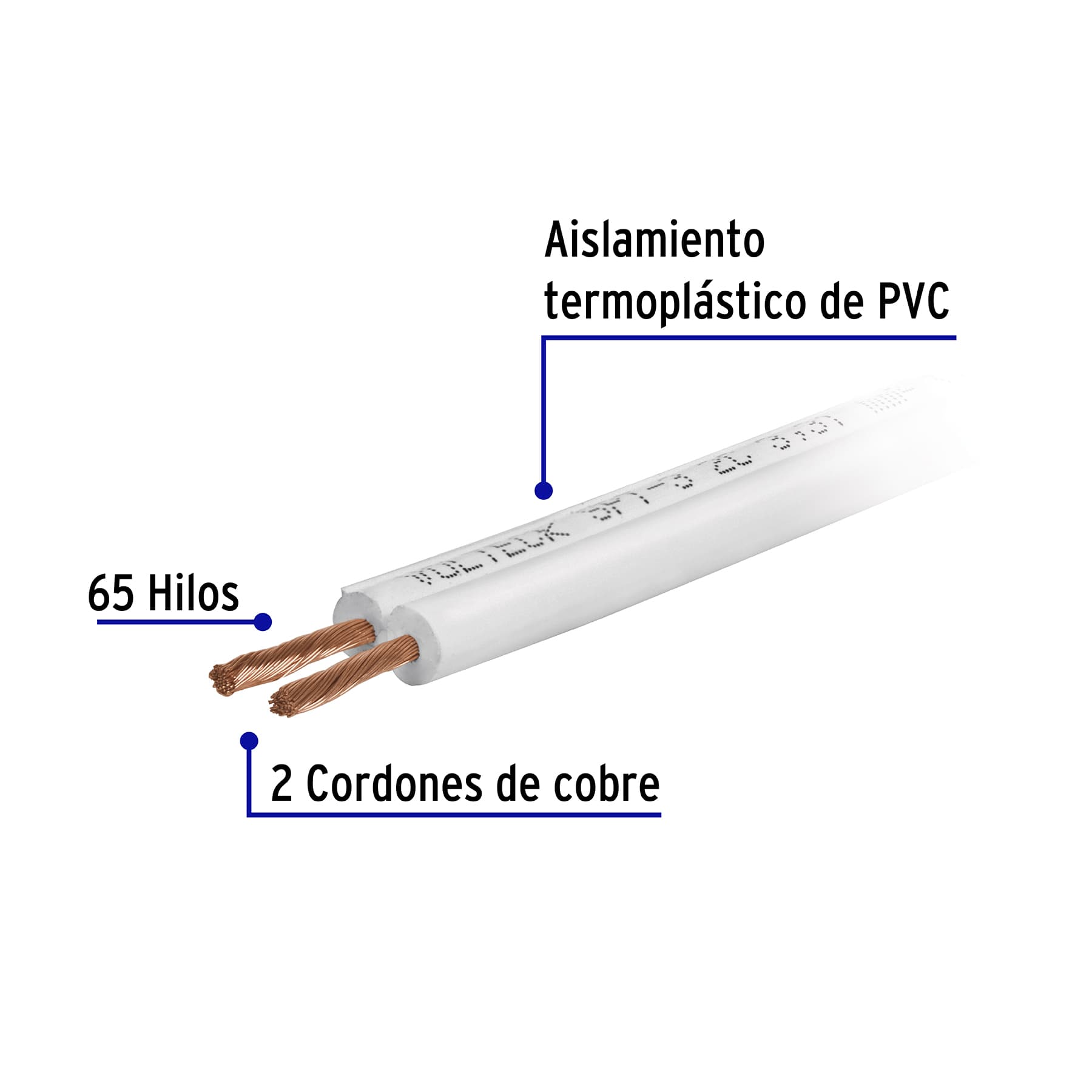 CAJA ROLLO 100 MTSCABLE POT C-12 VOLTE
