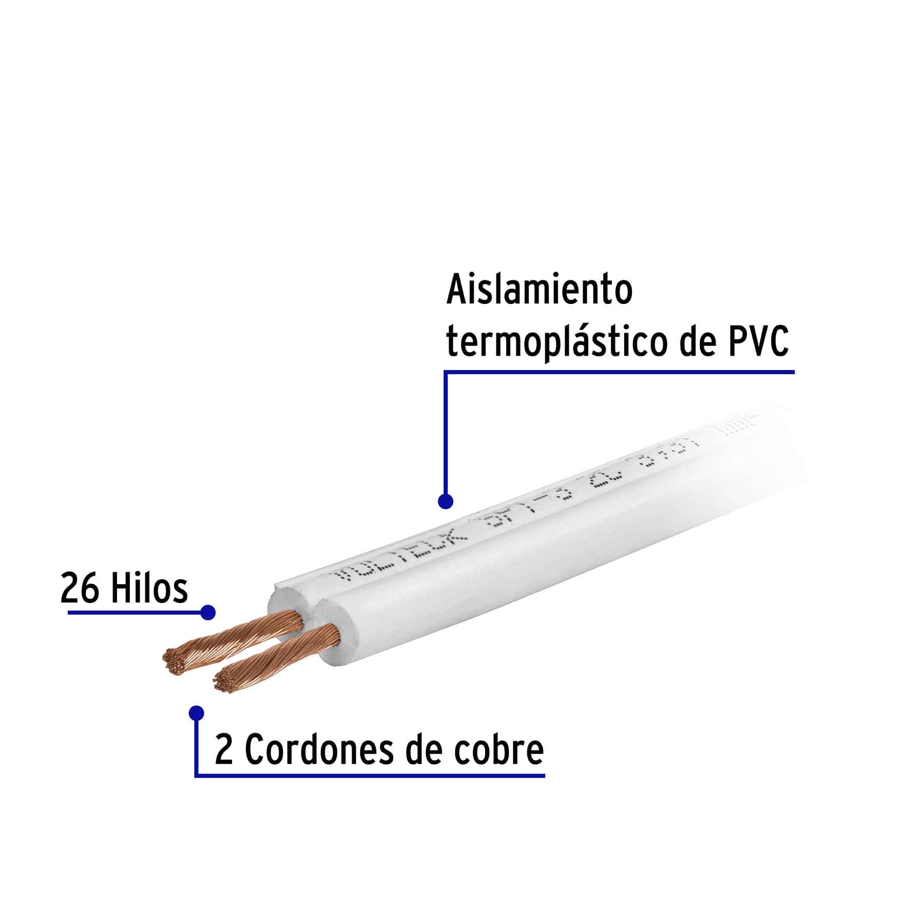 CAJA ROLLO 100 MTSCABLE POT C-16 VOLTE