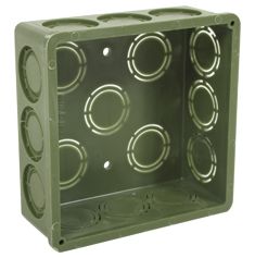 CAJA REGISTRO PVC SIN TAPA DE 6" X 6" (1-1/4 - 1-1/2)