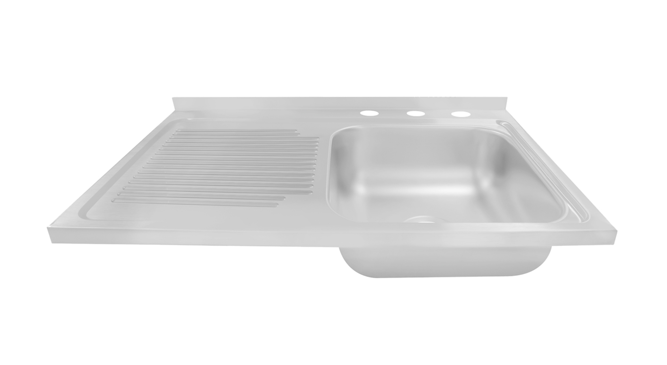 TARJA INOX 75X48CM ESCURIDOR IZQUIERDO SOBREPONER