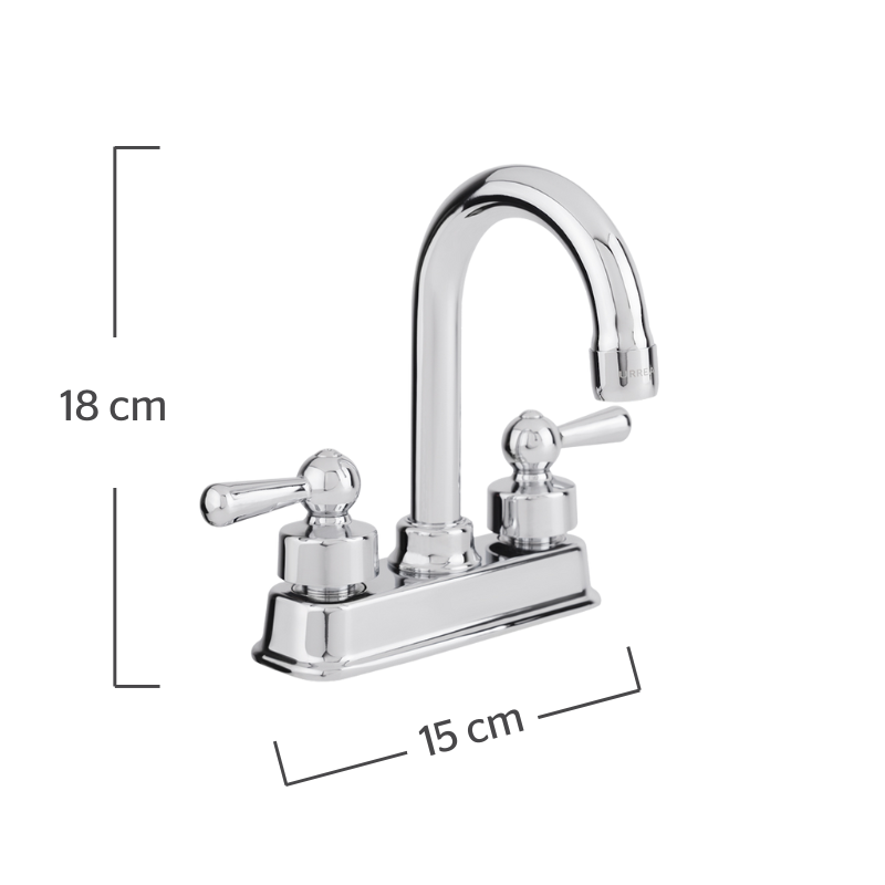 MEZCLADORA PARA LAVABO DE 4 FIG.67PN URRE