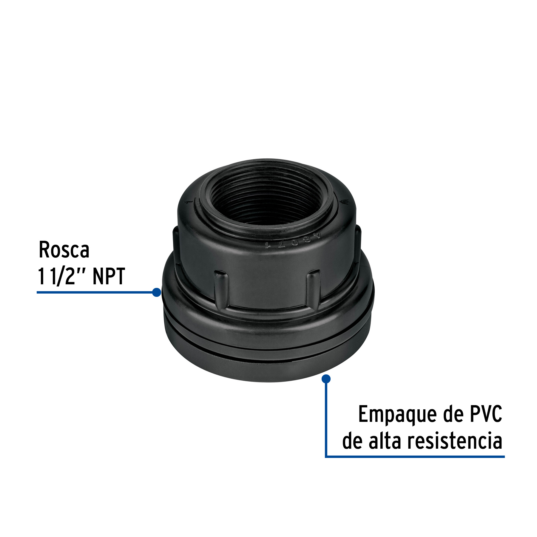 BRIDA DE POLIPROPILENO PARA TINACO 1-1/2 Plg. FOSET