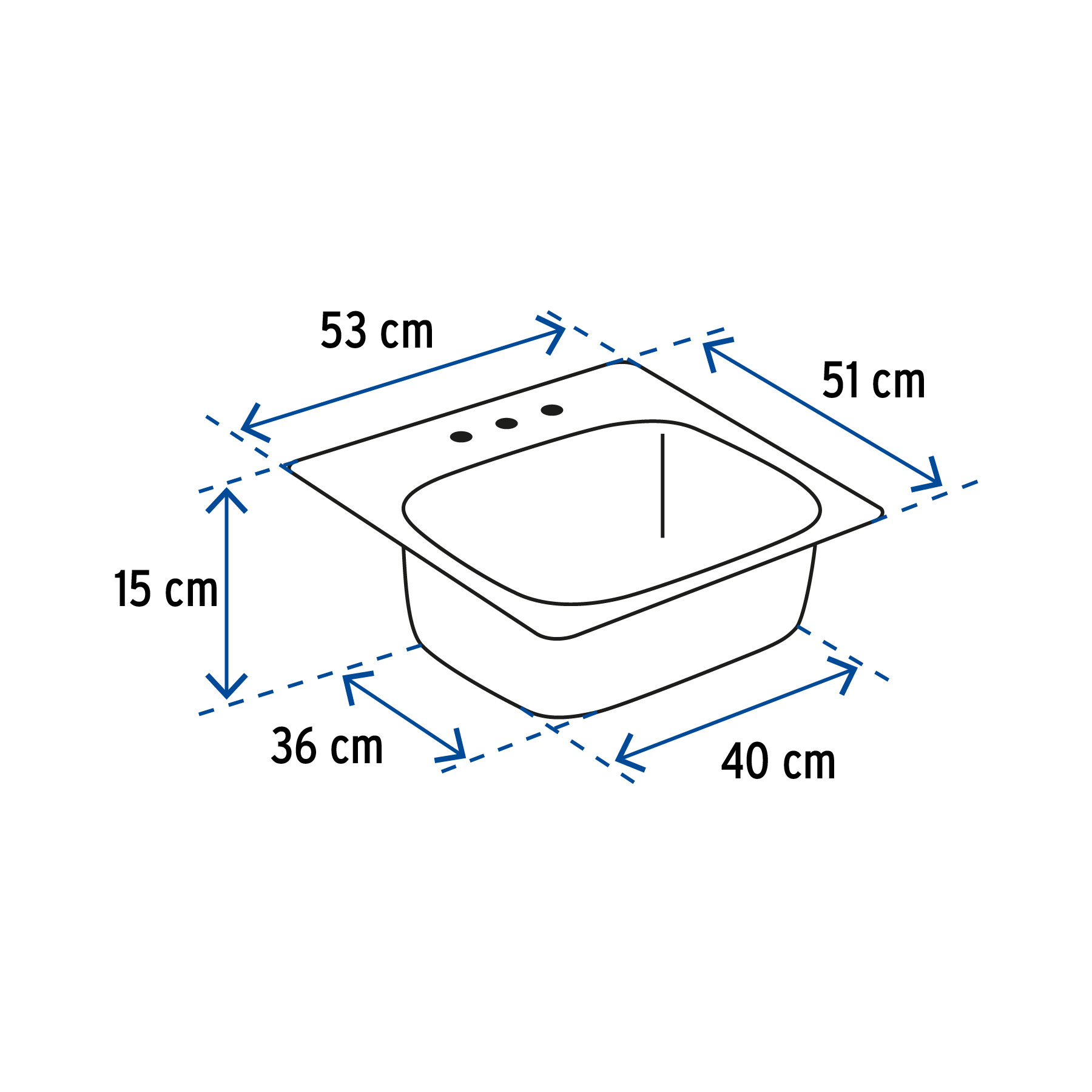 TARJA DE EMPOTRAR SENCILLA 53 X 51 CM FOSET